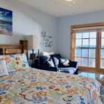 Bed and Breakfast in Michigan bedroom with water view