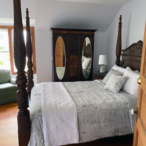 Canfield House Bed and Breakfast interior view of guest bedroom