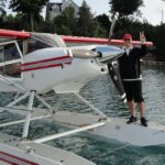 Torch Lake Bed and Breakfast guest with Seaplane