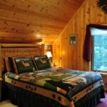 Horton Creek Bed and Breakfast Guest Room with Cabin Decor
